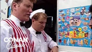 Conan & Andy Drive An Ice Cream Truck | Late Night with Conan O’Brien