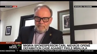 MKMVA's Carl Niehaus opens defamation case against Transport Minister Fikile Mbalula