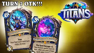 This deck OTKs you on turn 7?! | Titans | Hearthstone