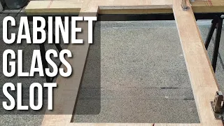 Quick Tip: Cabinet Glass Slot