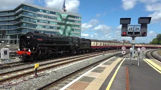 40013 'Andania' & 70000 'Britannia' - The Welsh Marches Whistler, Bristol - 08/06/22