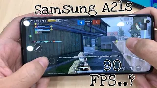Samsung A21s pubg test | تجربة أداء لعبة ببجى