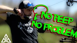 NO PEEP SIGHT 150 YARD SHOT  (Part One) - How I FINALLY Defeated Target Panic