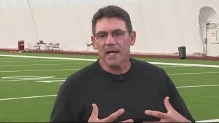 Ron Rivera talks Cardinals defeat, brutal hits and players from the past