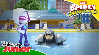 Rhino Gets Chilled ❄️ | Spidey and His Amazing Friends 🕸️ | Disney Junior Arabia