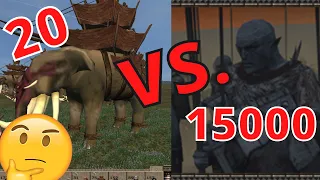 Who Would Win? - 20 MUMAKIL or 15000 ORC BAND - Third Age Total War: Divide and Conquer