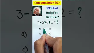 Genius IQ Test math puzzle🔥#short #puzzle #trending #maths #shorts