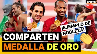 OLIMPIADAS TOKYO 2021: Dos atletas dan GRAN LECCIÓN al compartir la MEDALLA DE ORO