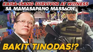 NAKALIGTAS sa Mamasapano Ma.ssacre pero TINODAS RIN!?