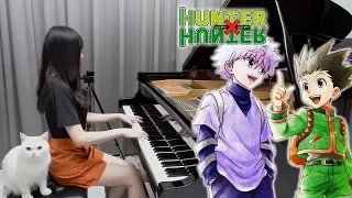 HUNTER×HUNTER Opening「Ohayou」Ru's Piano Cover | HUNTER 1999