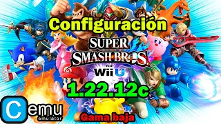 Configuración Super Smash Bros U en CEMU 1.22.12c - 2021