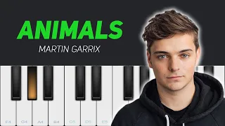 Martin Garrix - Animals│Mobile Piano Cover│Easy Tutorial