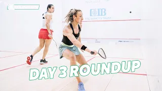 Incredible Steinmann comeback and more from the PSA World Champs side courts!