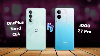 OnePlus Nord CE 4 ⚡ vs ⚡ iQOO Z7 PRO Full Comparison