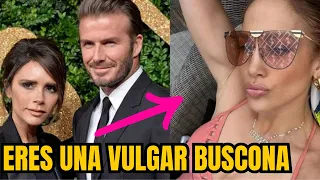 Las HORRIBLES PALABRAS que le dijo Victoria Beckham a Jennifer Lopez POR CELOS