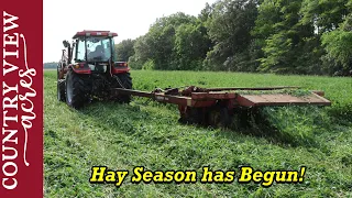 I Started off with a dumb mistake.  Let's hope I don't make any more Cutting Our Hay Fields.