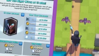 NIGHT WITCH CHALLENGE!!! + MAGICAL CHEST!!! LEGENDARY? | Clash Royale