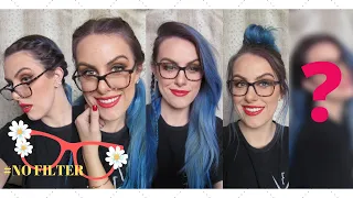 5 EASY HAIRSTYLES FOR GLASSES | Audrey Pensyl