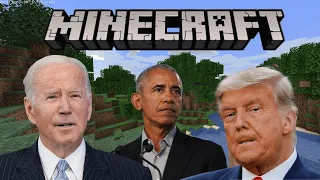 Presidents Start A Minecraft Realm (Part 1)