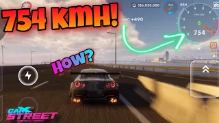 CarX Street |  How I Did 754 Km/H🔥!!| 😈WORLD RECORD?