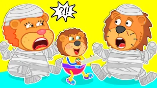 No No! Mommy and Daddy Got a Boo Boo. Kids Stories About Lion Family | Cartoon for Kids