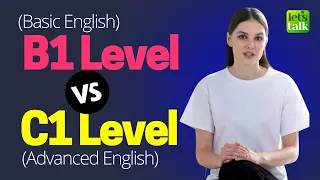 Basic English (B1) VS Advanced English (C1) | Speak English Fluently & Confidently #shorts #learn