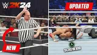WWE 2K24: 9 Updates & Improvements to Special Guest Referee Matches!