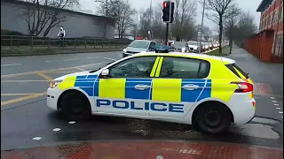 wigan police station on a rainy day 13th February 2024