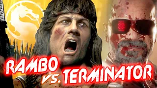 РЭМБО против ТЕРМИНАТОРА в МОРТАЛ КОМБАТ! КТО КРУЧЕ? ➤ НОВАЯ ОБНОВА! ✪ RAMBO vs TERMINATOR MK 11