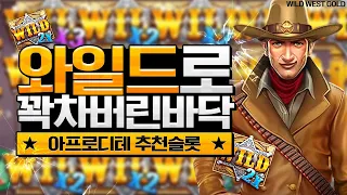 [슬롯][slot][슬롯머신]🧡WILD WEST GOLD🧡 와일드로 꽉차버린 바닥! 아프로 디테 추천 슬롯!