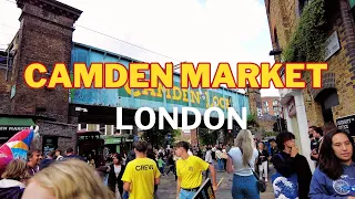 London Camden Market Walk 4K | London Summer Walk 2023 | London Funky Shops, Market, Street Food