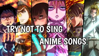 TRY NOT TO SING ANIME SONGS WITH LYRICS