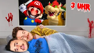 DO NOT Record Yourself Sleeping SUPER MARIO Caught on Camera at 3AM