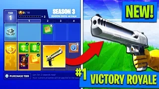 SEASON 3 IS HERE! - NEW WEAPONS, SKINS, & BATTLE PASS REWARDS! (Fortnite: Battle Royale)