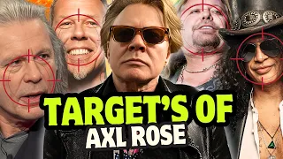 List of Axl Rose Targets