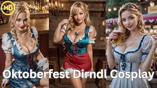 Oktoberfest Dirndle Cosplay (AI Lookbook) HD