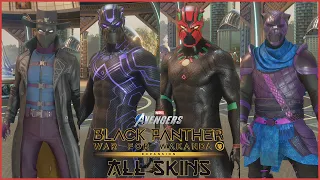 All Black Panther Skins In Marvel's Avengers (War For Wakanda)