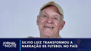 Ator, repórter e até árbitro, Silvio Luiz mudou o jeito de narrar futebol | Jornal da Noite