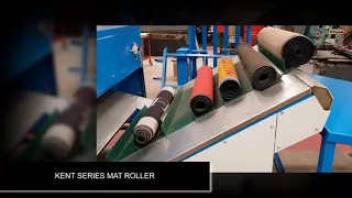 KENT Series Mat Roller with takeoff Conveyor