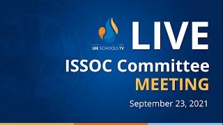 ISSOC Meeting: September 23, 2021