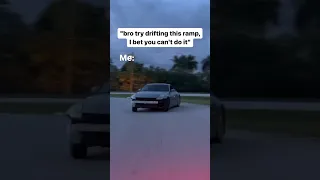 Drifting a highway ramp in my 350z