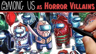If Among Us were Horror Movie Villains