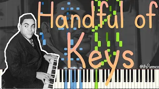 Thomas "Fats" Waller - Handful of Keys 1929 (Classic Jazz / Swing / Stride Piano Synthesia)