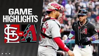 Cardinals vs. D-backs Game Highlights (4/13/24) | MLB Highlights