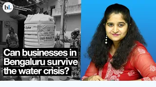 How is the water scarcity in Bengaluru impacting businesses?