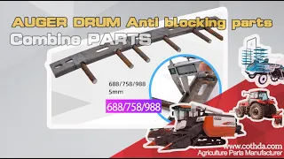 AUGER DRUM Anti-blocking parts, harvester spare parts Manufacturer(Combine Harvester Parts T037)