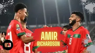 تحركات أمير ريتشاردسون المنتخب المغربي(مهارات عالية) / Amir Richardson - Tall, Young Technical!