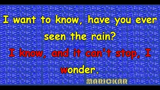 Creedence Clearwater Revival   Have You Ever Seen the Rain karaoke