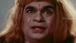 Alluda Majaka Movie Scenes - Kota Srinivasa Rao tries to harrase Brahmanandam