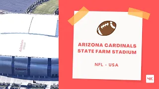 Arizona Cardinals | State Farm Stadium | NFL Stadiums | Glendale | Arizona | USA | 4K